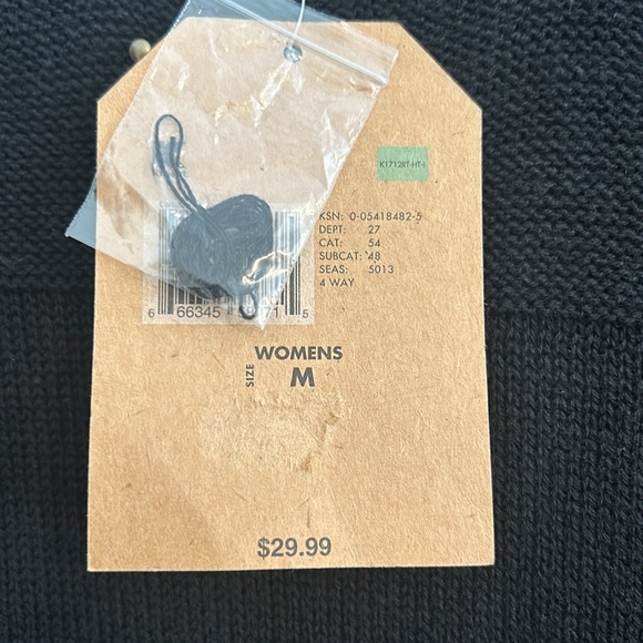 NWT Route 66 Spring Black Sweater with gold studs - Picture 9 of 9